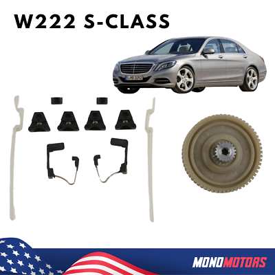 Panorama Sunroof Gear For Mercedes S-Class W222 Repair Set w/Clips 