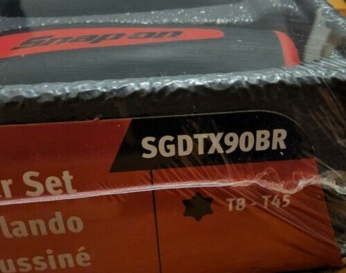SNAP ON SGDTX90B R 9pc RED Soft Grip T8 - T45 TORX Screwdriver Set NEW ...