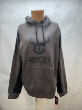 Country Tactical mens large Pullover Hoodie Graphic Logo New