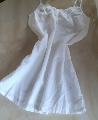 COTTON SUMMER NIGHT-DRESS CAMI SLIP 