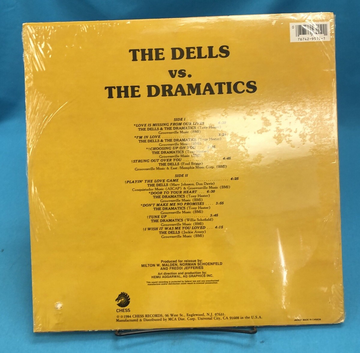 The Dells vs The Dramatics 直筆サイン LP レコード The Dells vs. The Dramatics Vinyl (Sealed, Partial Tear) | eBay