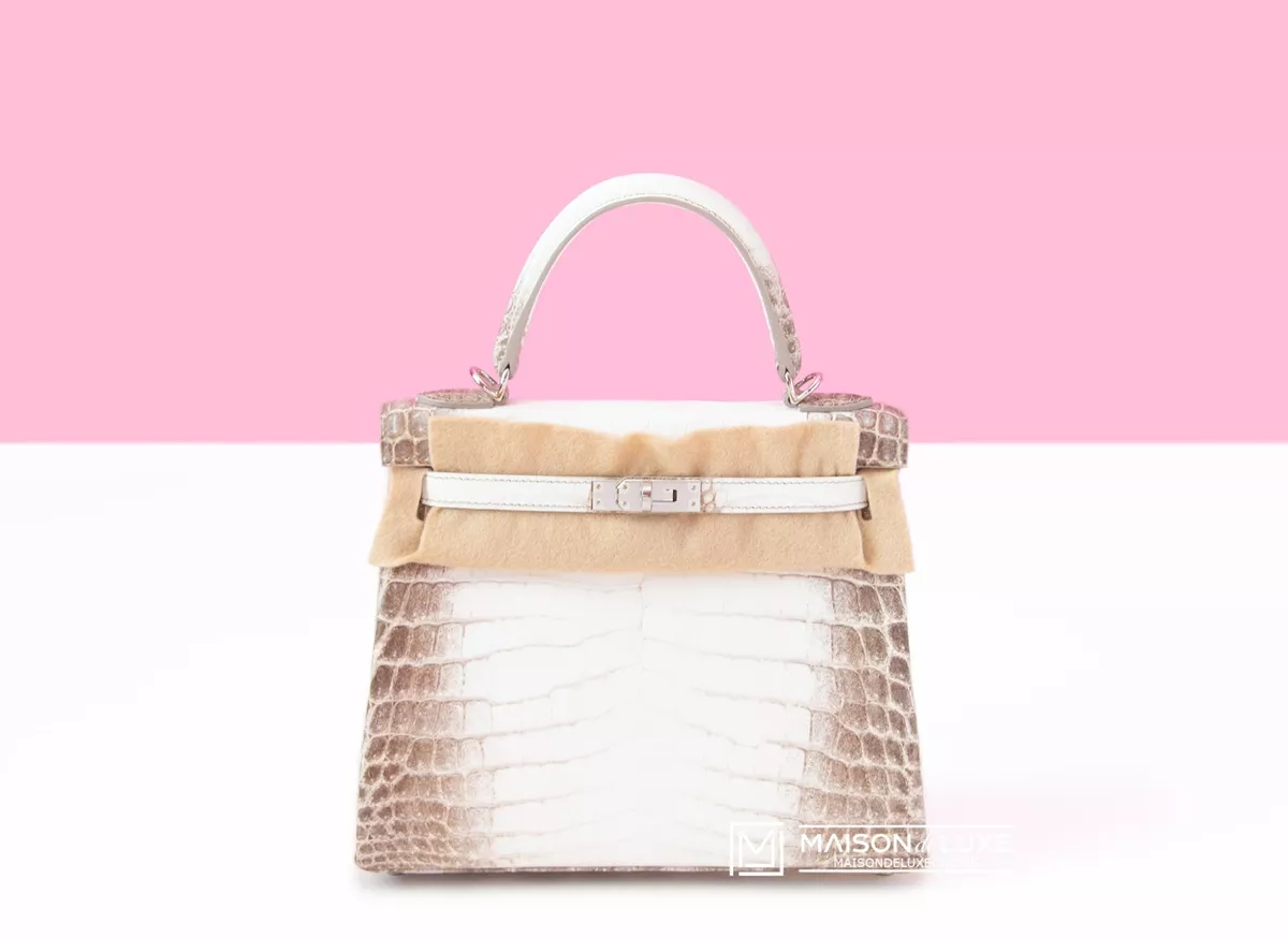 Himalaya Crocodile Birkin Top Handle Bag