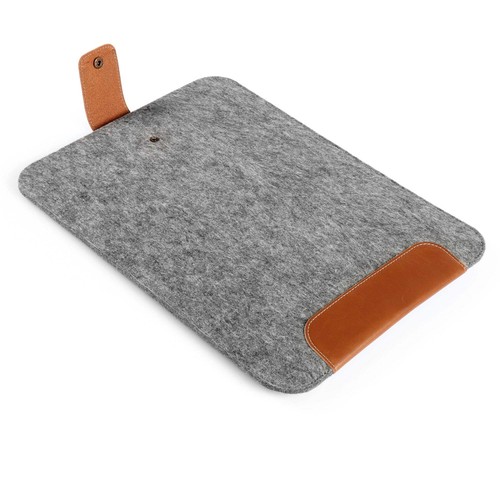 Handcrafted Personalized Fine Leather and Fleece Sleeve for MacBook Pro and Air - Picture 5 of 21