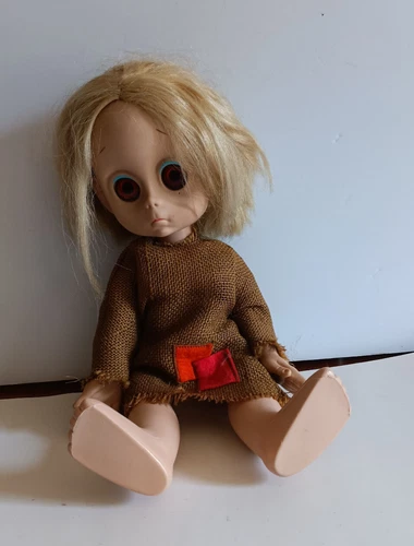 Vintage Little Miss No Name 15" Doll Original Clothing & Pin Hasbro 1965
