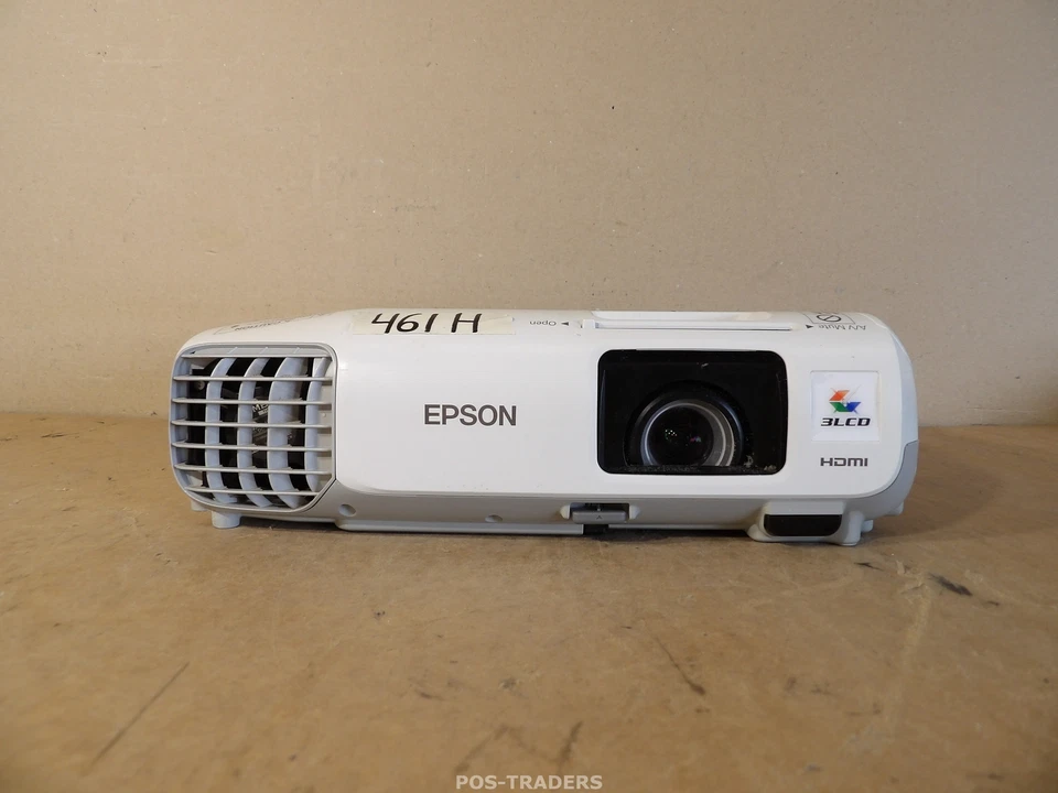 Epson EB-X20 XGA projector Beamer 3LCD 2700 Lumens - 461 HOURS - EXCL REMOTE  - Bild 3 von 4