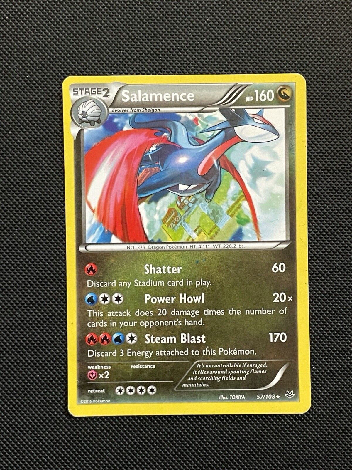 Salamence 57/108 Rare XY Roaring Skies Deck Exclusive Pokemon TCG LP