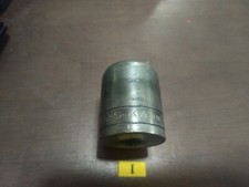 Vintage S-K S&K Wayne 1/2"-Drive 1" Shallow Socket 12-Point (40132)  Made In USA