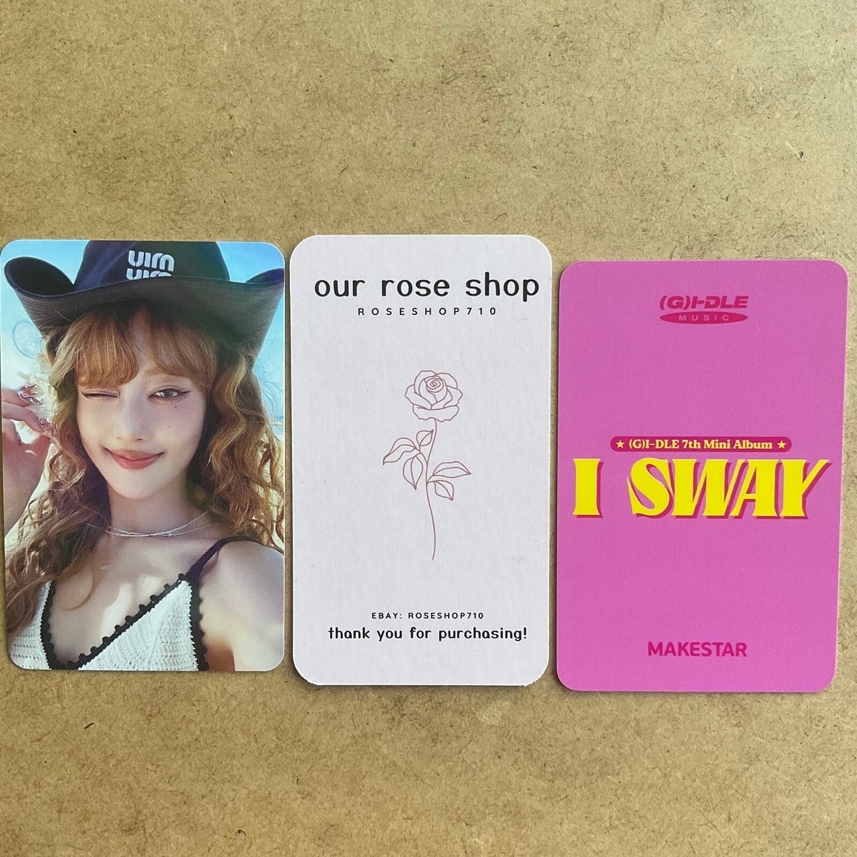 gidle ミヨン トレカ MAKESTAR G)I-DLE GIDLE Two 2 Makestar Fate Special Lucky Draw LD