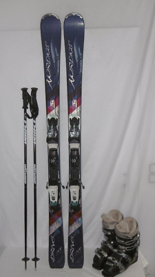 NORDICA '' DRIVE '' TOP SKI ALLROUND CARVER 160 CM + HEAD SKISCHUHE GR: 40 IM SET.