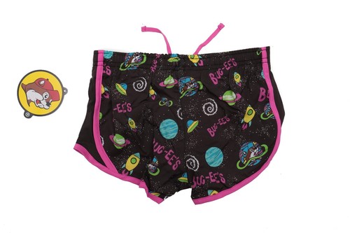 Buc-ee's Girls Chipmunk Space Swim/Run Shorts Y3620 Size YXS - Picture 2 of 2
