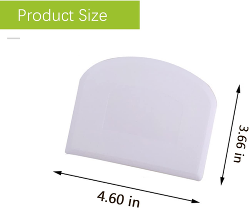 4 PCS Kitchen Aid Dough Scraper Bowl Scraper Multipurpose Dough Bread Cutters Pl - Picture 2 of 12