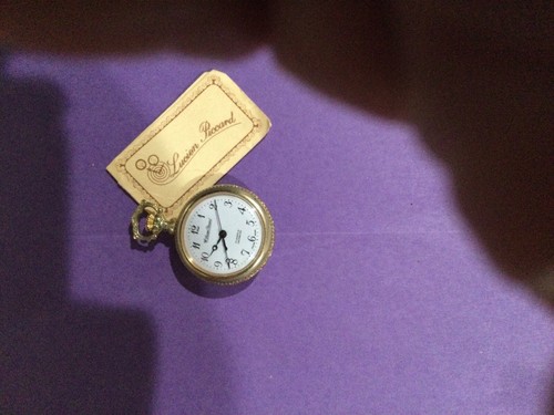 New Vintage Lucien Picard Hanging Watch Pendant, Two tone, Swiss made - Picture 3 of 3