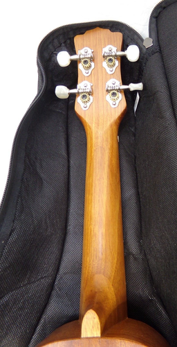 Luna Tattoo Soprano Ukulele Mahogany with Snark Super Tight ST-2 Tuner - Picture 12 of 23