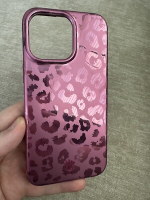 Velvet Caviar Pink Leopard iPhone 15 Pro Max Case