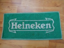 RARE VINTAGE HEINEKEN Pub Bar Bier Handtuch Brauerei Bar-T&uuml;cher