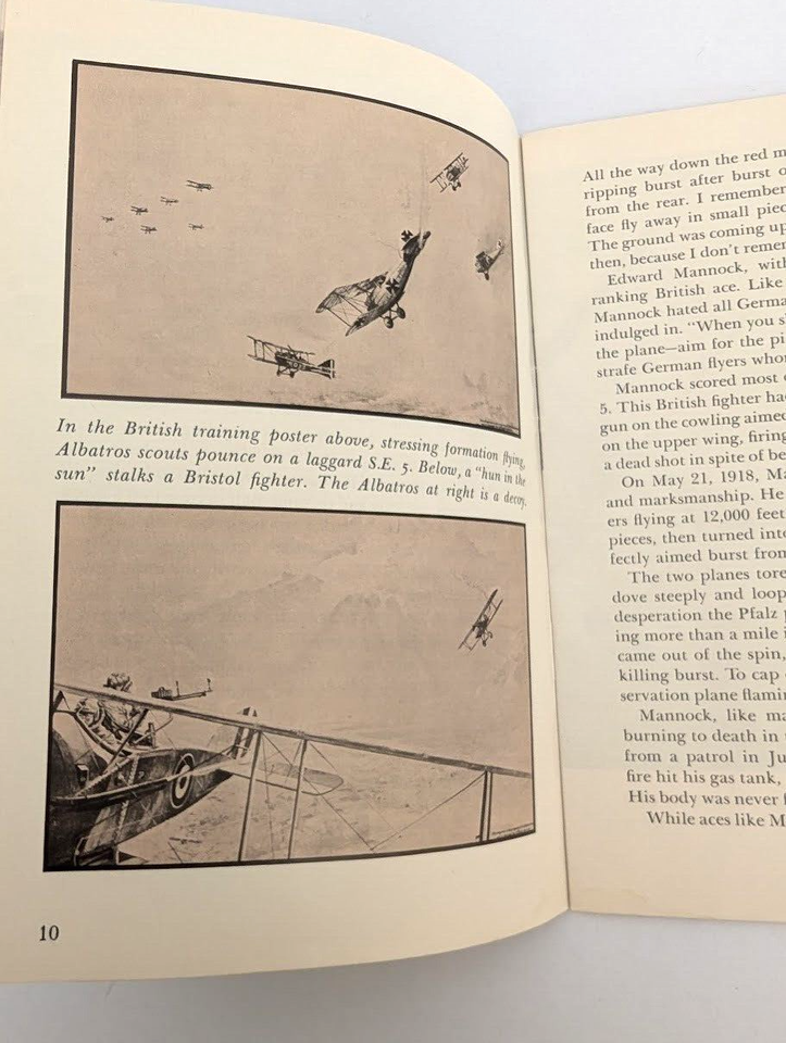 Vintage Air Fighters Booklet 1962 WWll Airplanes American Heritage