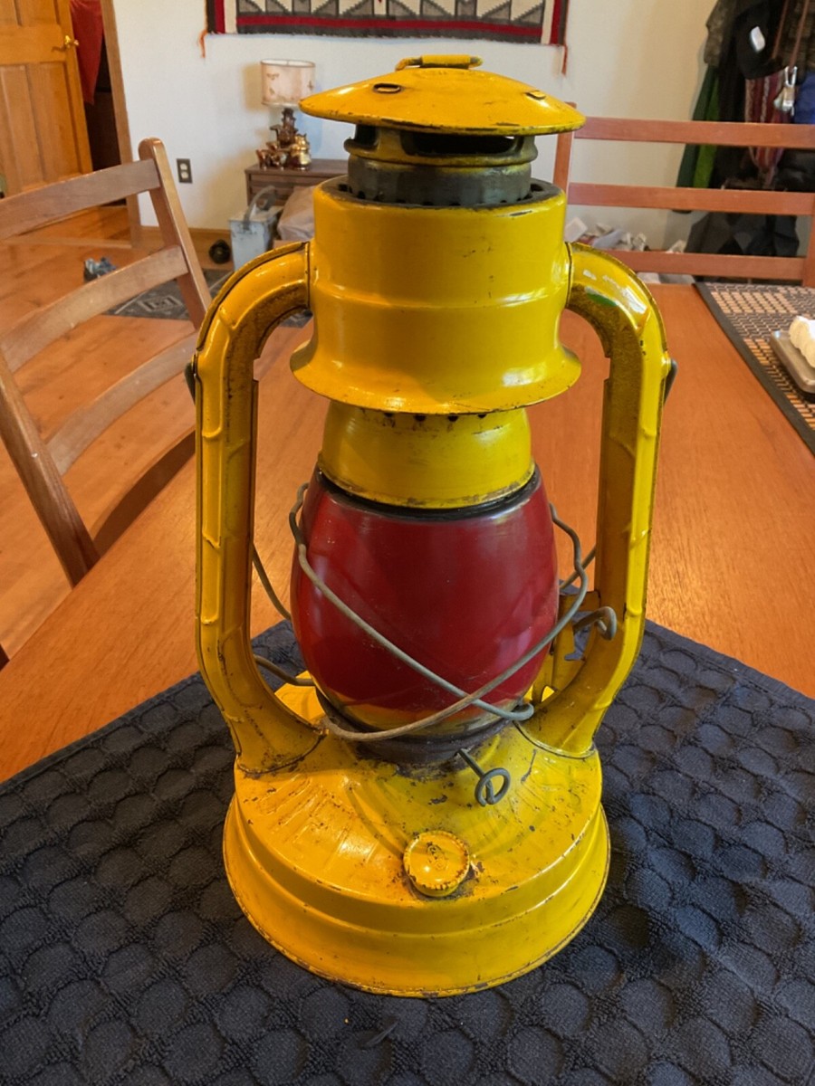 Dietz No8 Air Pilot lantern rusty ランタン Dietz #8 Air Pilot Oil Burning Lantern (Unfinished (Rusty
