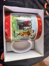 Lang and Wise 1996 OFF THE TEE 12oz. Coffee Mug Tea Cup Julee Simmons Golf