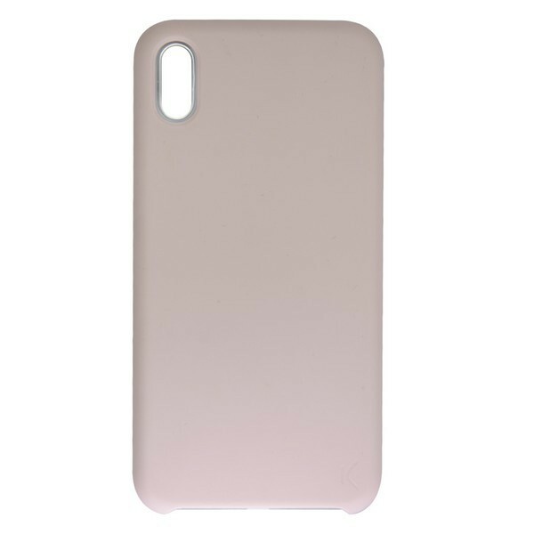 Coque iPhone XR rose antichoc et flexible en silicone