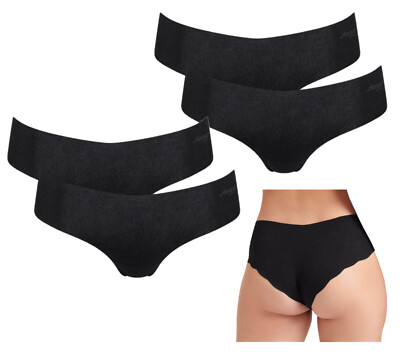 sloggi 4 x Hipster Slip Zero Modal Größe XL schwarz Unterhosen Damen Slips Panty