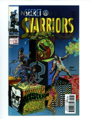 Secret Warriors #8 - Dave Johnson Lenticular Homage Variant - 2017 Marvel