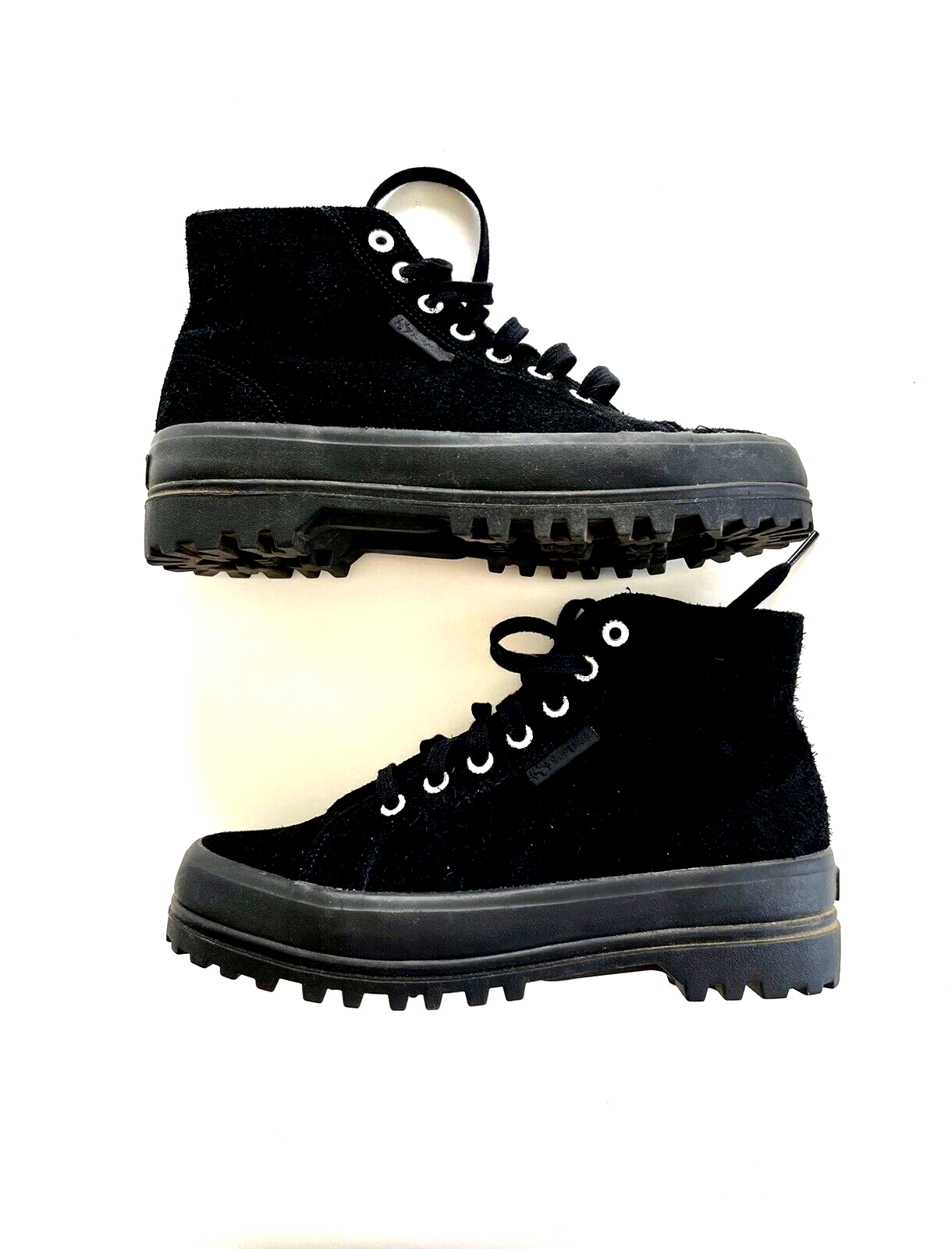 SUPERGA 2341 Suede Leather Full Black 