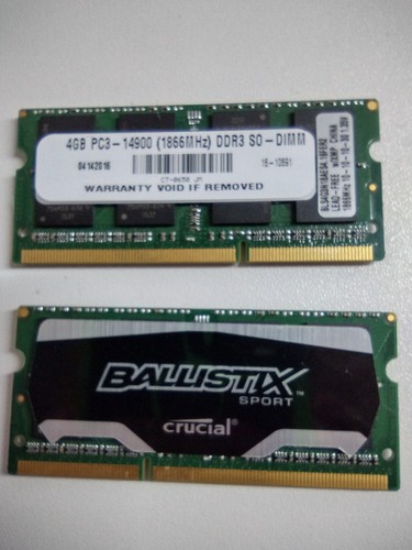 Crucial Ballistix Sport 8GB Kit 4GB x2 DDR3 PC3 Memory Ram - Picture 2 of 4