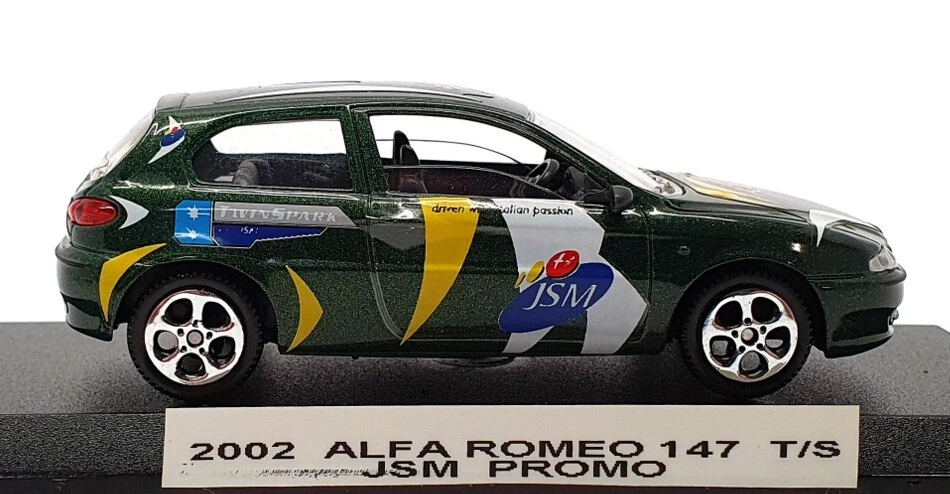 Majorette 1/43 Scale MJ01G - 2002 Alfa Romeo 147 T/S JSM Promo REWORKED - Image 3 of 4