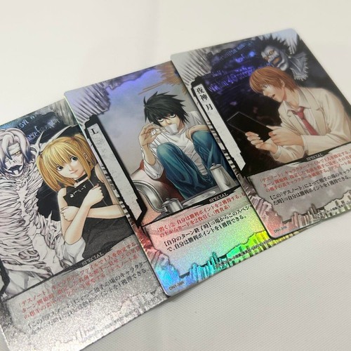 Death Note Trading Card Starter Box Japanese Konami 接触 Rare USED - Picture 2 of 5