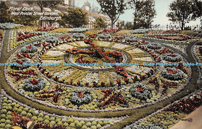 R312716 Blumenuhr West Princes Street Gardens Edinburgh 66187 JV Valentines C
