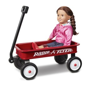 big red radio flyer wagon
