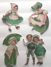 3D UPick Victorian St Patty Patrick Day Girl Scrapbook Card Making Embellishment