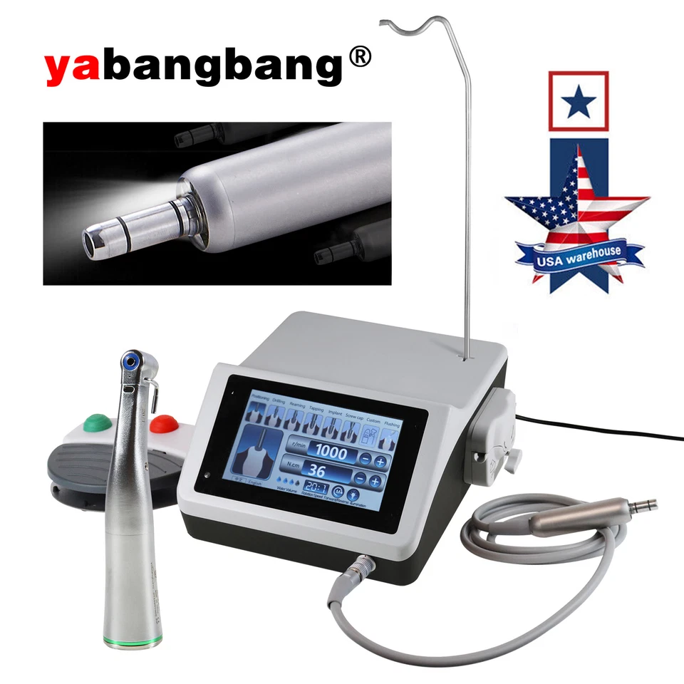 Sistema quirúrgico motor implante dental pantalla táctil + contra ángulo 20:1 Foto 4 de 4