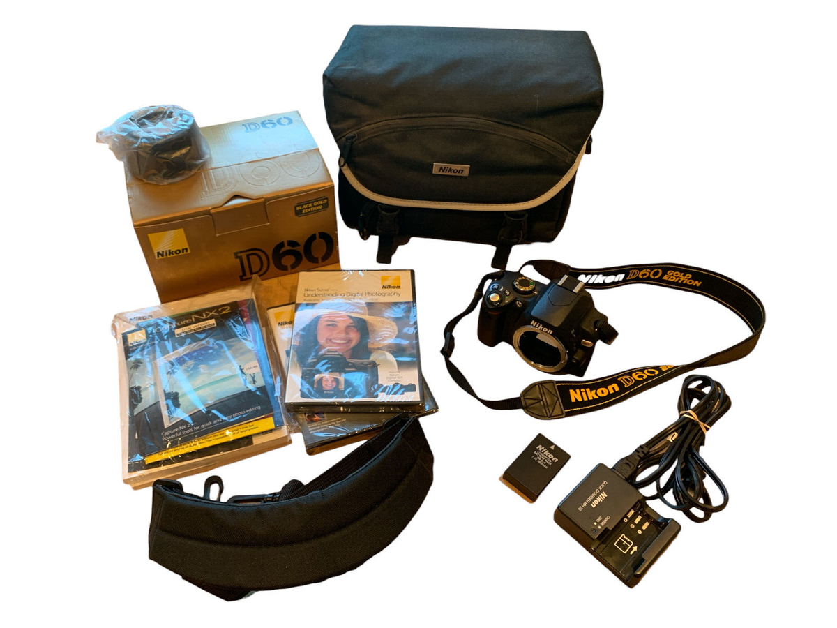 D60 Nikon Camera With Case & Manual/DVDs | eBay