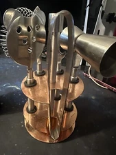 Stainless And Copper 6 Piece Bar Tool Set