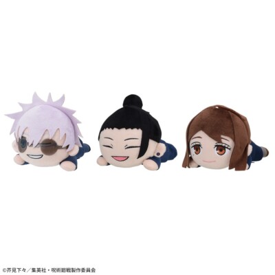 ショウゴ　WITH　ぬいぐるみ Jujutsu Kaisen Nesoberi Mini Plush doll Satoru Gojo Geto Shoko set