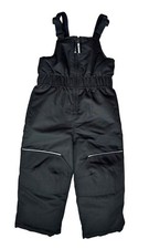 Swiss Tech Unisex Kids Black Insulated Overall Snow Ski Pants Excellent Size 2T