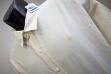 Izod Dress Shirt Slim Fit Striped Long Sleeve Button Up Mens Size XL NEW