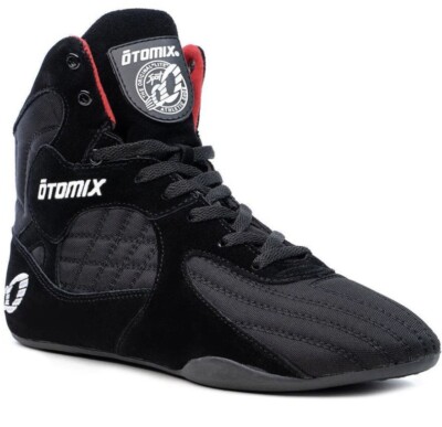 Otomixブラック ハイカットスニーカー Otomix Stingray BLACK M3000 Bodybuilding MMA Shoes MENS & FEMALE