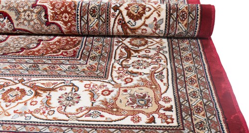 Tabriz Medallón Machine Woven Rug Persian Various Sizes - Rug, Carpet, Red - Picture 27 of 35