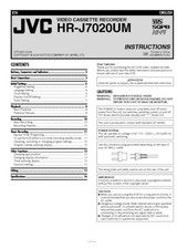 JVC HR-J7020UM VCR Owners Instruction Manual Reprint