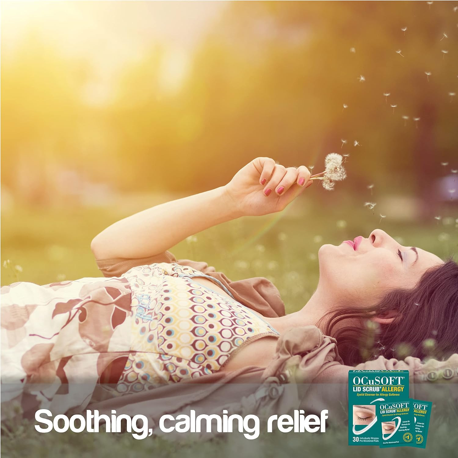 Ocusoft Lid Scrub Allergy Eyelid Cleanser 30CT