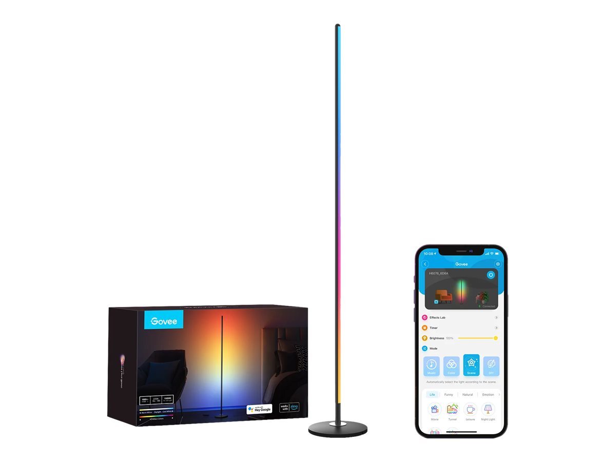 Govee H6076 Floor lamp LED class F RGBICWW 3300-4300 K class F RGBICWW H6076312