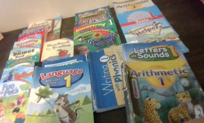 Abeka 1st Grade Readers, Books, Tests, and Worktext lot