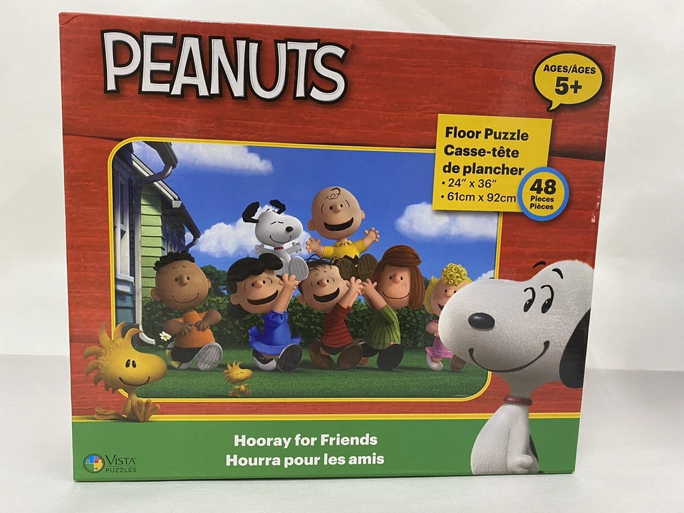 3 ENORMES 2'X3' Cacahuetes Ases Voladores Snoopy y Woodstock 48 piezas Rompecabezas de Piso NUEVO Foto 4 de 4
