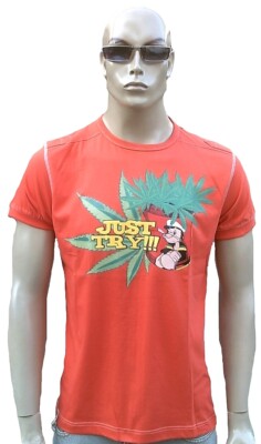 De Puta Madre 69 JUST TRY Comic Red Clubwear T-Shirt M L XXL