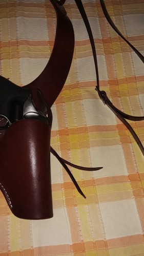 Leather Stubnose Revolver Shoulder Holster Rig (Up to 2.5" barrel) New - Picture 2 of 9