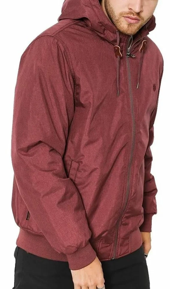 Nuevo Nuevo Con Etiquetas Element Para Hombre Chaqueta Dulcey Con Capucha Bolsillos Frontales Cremallera Talla Mediana Foto 2 de 4