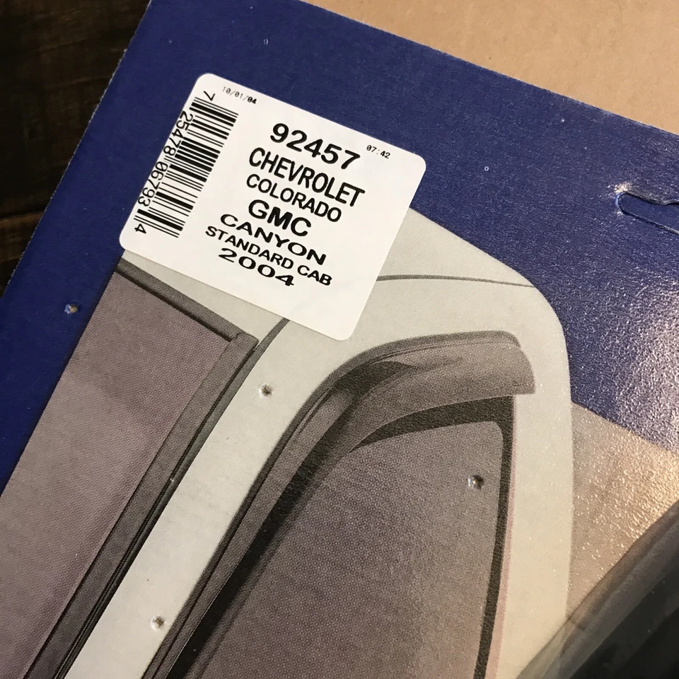 Protectores de lluvia 2 piezas ventana ventilación visera pantalla para Chevy Colorado GMC Canyon 2004 nuevo de stock Foto 2 de 4