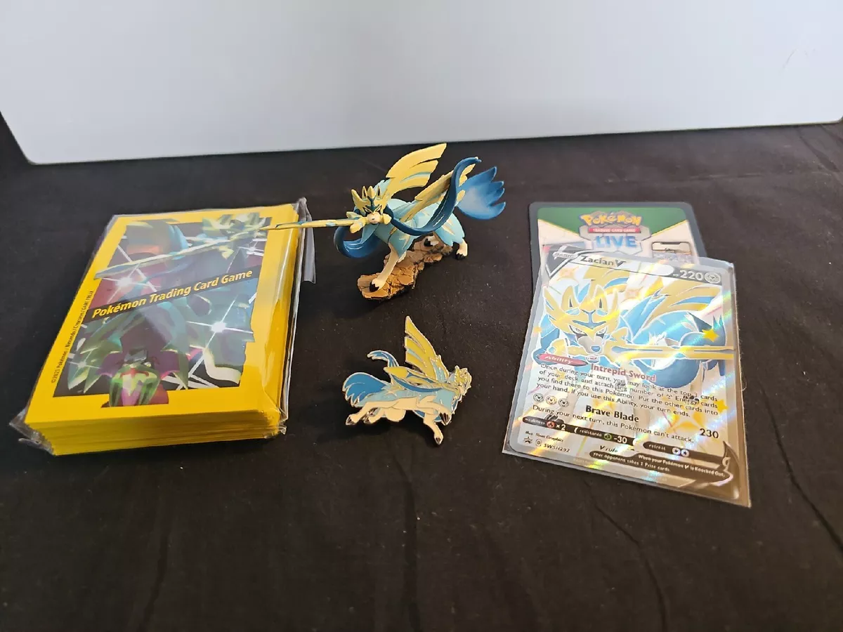  Pokemon Crown Zenith Shiny Zacian Premium Figure Collection :  Toys & Games